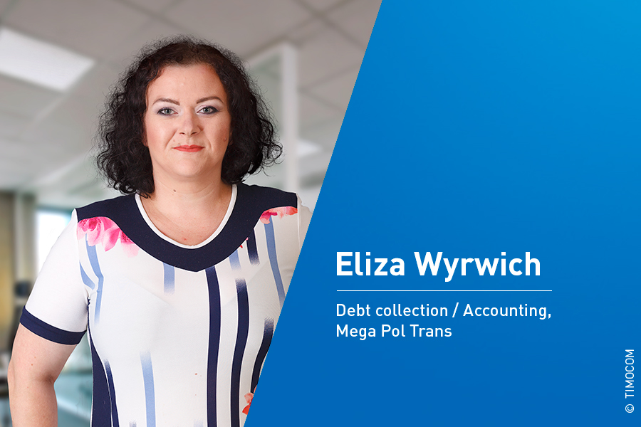 Eliza Wyrwich pracuje v účetním a inkasním oddělení firmy Mega Pol Trans v Pile a v případě neuhrazených faktur se spoléhá na in
