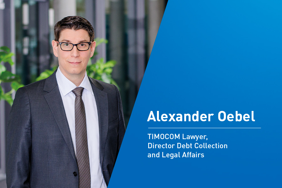 Rozhovor Alexander Oebel, advokát TIMOCOM, Director Debt Collection & Legal Affairs