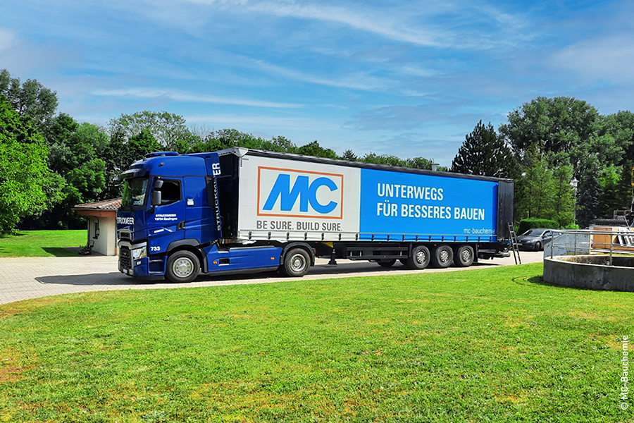 Firma MC-Bauchemie si vybudovala vlastní logistické oddělení