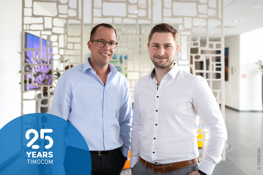 Sebastian Lehnen a Tim Thiermann řídí FreightTech firmu TIMOCOM.